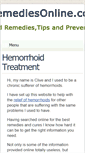 Mobile Screenshot of hemorrhoidremediesonline.com